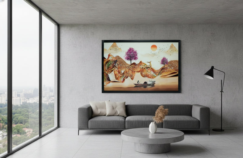 Crystal Glass Wall Frames