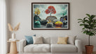 Premium Crystal Glass Wall Frame – Elegant 3D Art Decor