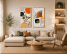 Abstract Botanical Wall Art Set of 2