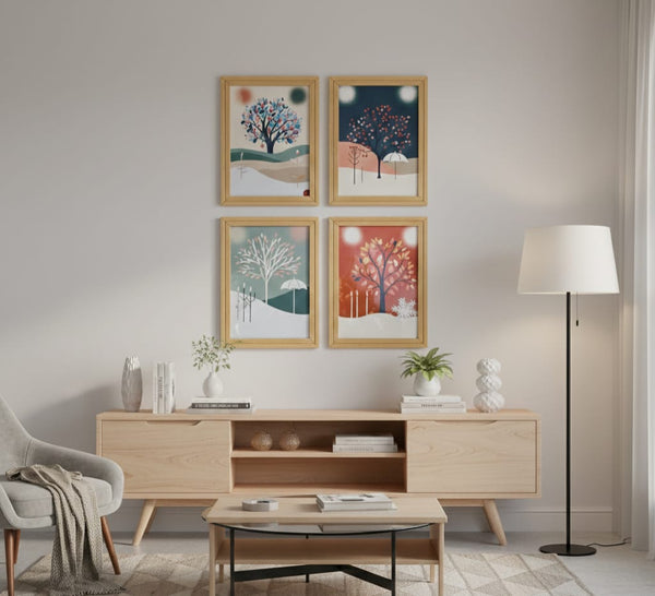 Modern Tree Wall Art Frame