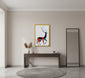 Abstract Deer Silhouette Wall Art Frame