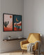 Sun and Moon Landscape Modern Art Wall Frame Set