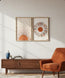 Modern Sun Pattern with Minimal Design Wall Art Frame Set