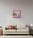 Pink Square Wall Hanging