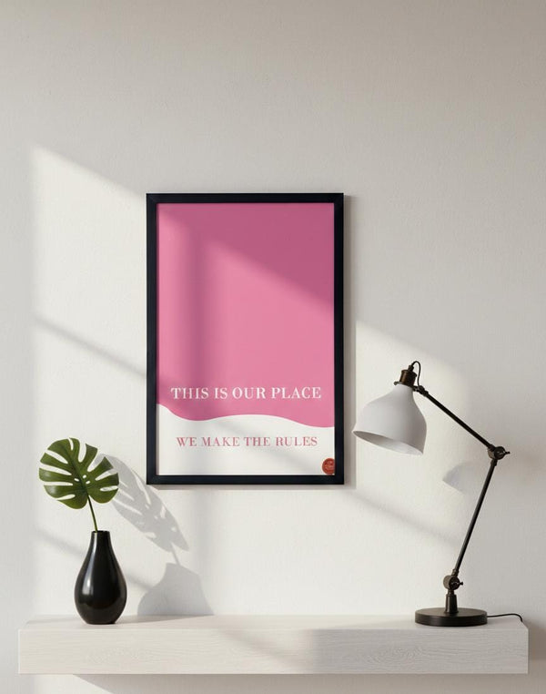 This Is Our Place – Statement Wall Frame