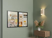 Sunlit Geometry Modern Art Frame