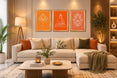 Buddha Lotus Wall Art Set of 3 – Spiritual Boho Canvas Print
