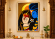 Shiv-Parvati Divine Blessing — Framed Wall Art