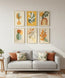 Leaf and Face Pattern Modern Art Wall Frame Set